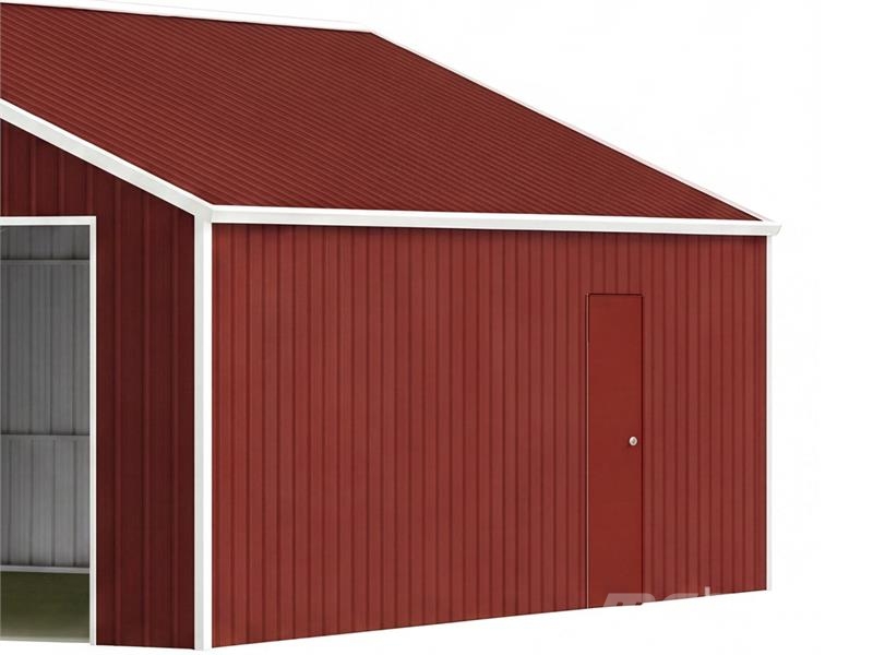 SDLC2545DGMS 25 ft x 45 ft Double Garage Metal She Stålrammer