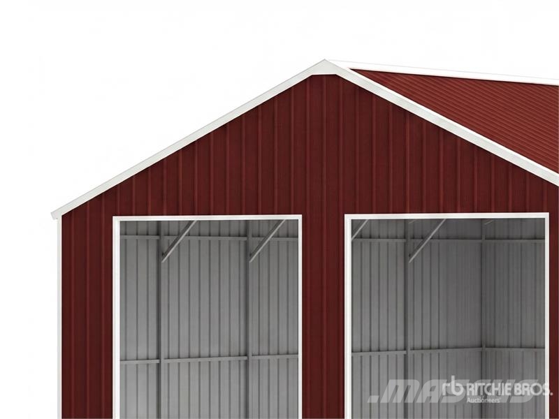 SDLC2545DGMS 25 ft x 45 ft Double Garage Metal She Stålrammer