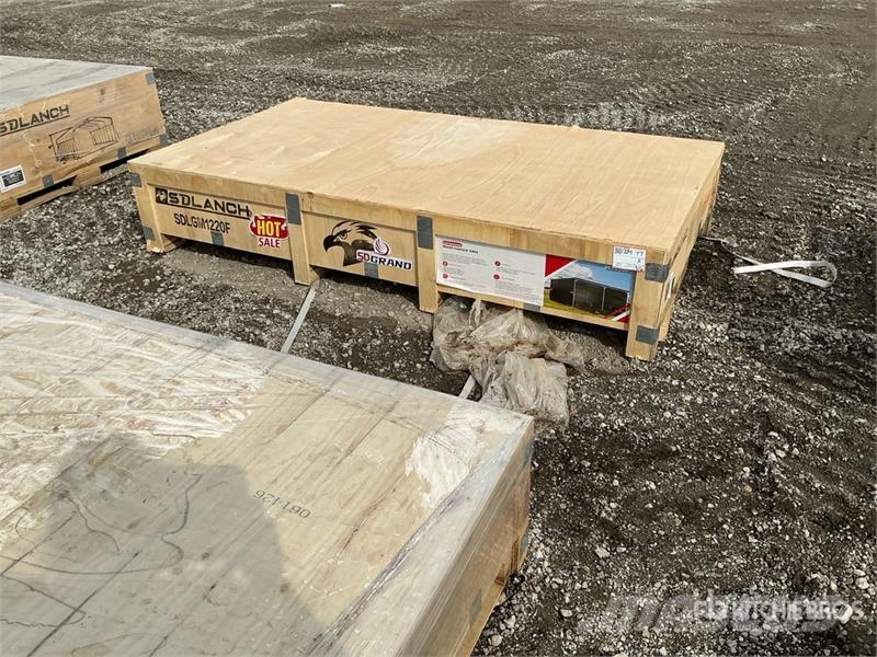  SDLGM1220F 12 ft x 20 ft Galvanized Metal Livestoc Další stroje a zařízení pro chov zemědělských zvířat