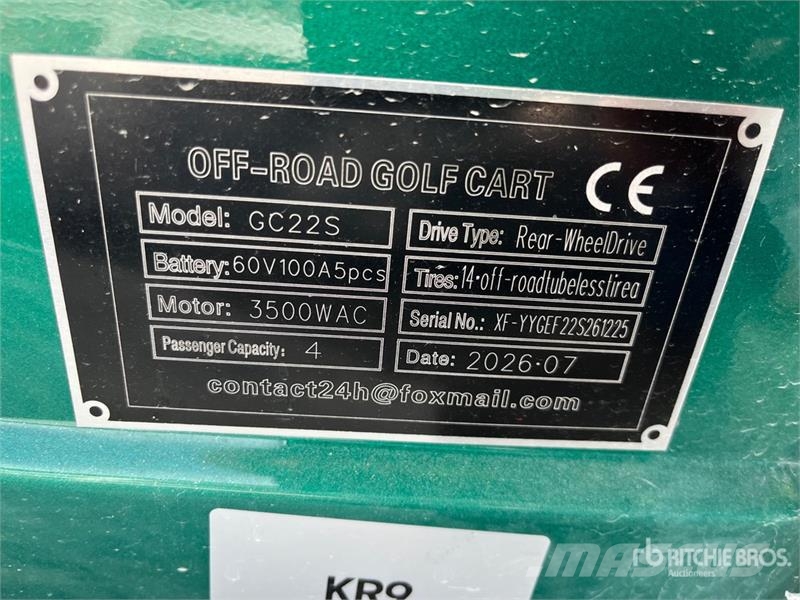 SDLOOL SL-GC22S Electric Off-Road Golf Cart (Unuse Golfkarretjes / golf carts