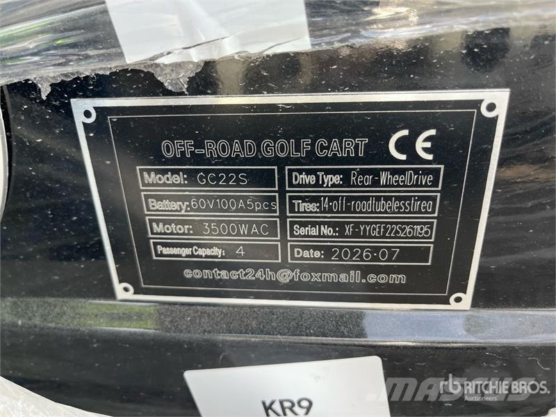 SDLOOL SL-GC22S Electric Off-Road Golf Cart (Unuse Golfkarretjes / golf carts