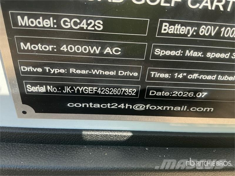 SDLOOL SL-GC42S Electric Off-Road Golf Cart (Unuse 高爾夫球車