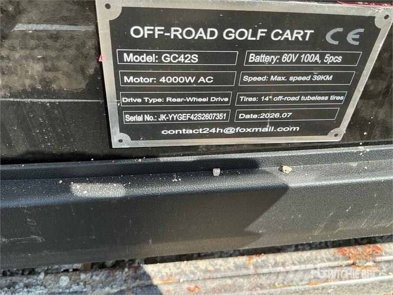 SDLOOL SL-GC42S Electric Off-Road Golf Cart (Unuse 高爾夫球車