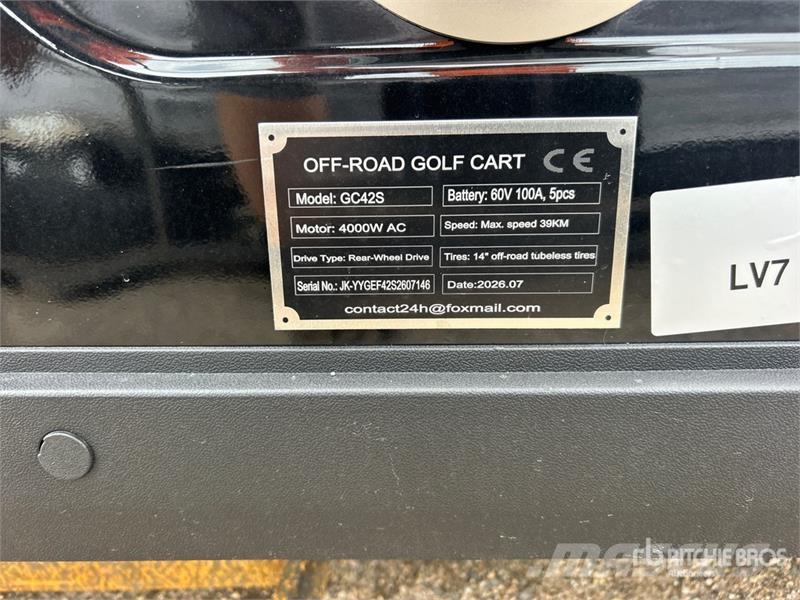  SDLOOL SL-GC42S Electric Off-Road Golf Cart (Unuse Гольф-мобілі