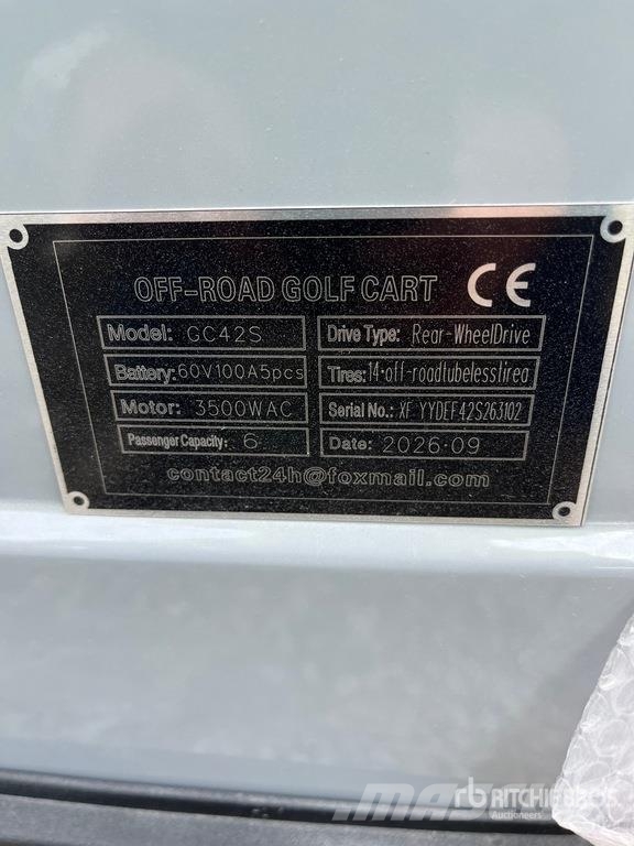 SDLOOL SL-GC42S Electric Off-Road Golf Cart (Unuse Golfwagen/Golfcart