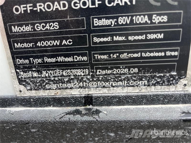 SDLOOL SL-GC42S Electric Off-Road Golf Cart (Unuse Golfkarretjes / golf carts