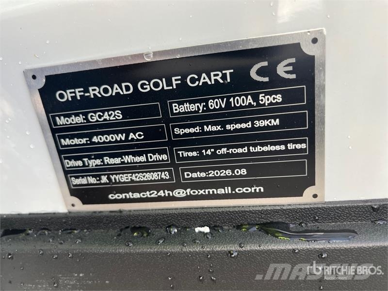  SDLOOL SL-GC42S Electric Off-Road Golf Cart (Unuse Golfwagen/Golfcart
