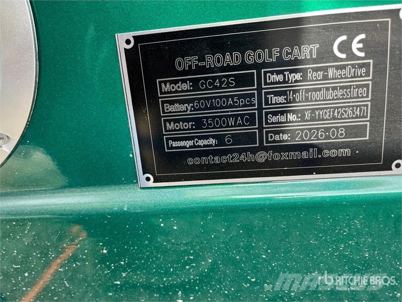 SDLOOL SL-GC42S Electric Off-Road Golf Cart (Unuse Golfkarretjes / golf carts