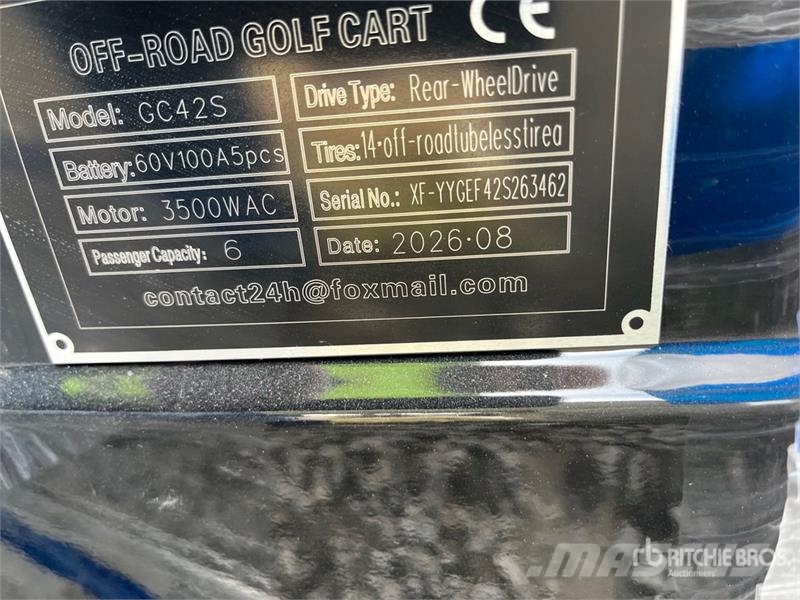 SDLOOL SL-GC42S Electric Off-Road Golf Cart (Unuse Golfkarretjes / golf carts