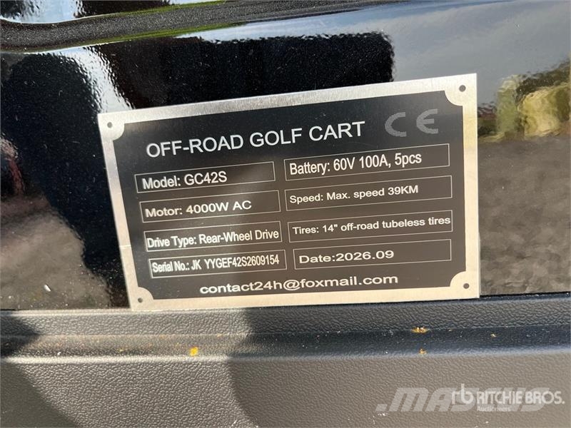 SDLOOL SL-GC42S Electric Off-Road Golf Cart (Unuse Golfwagen/Golfcart