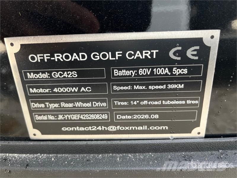 SDLOOL SL-GC42S Electric Off-Road Golf Cart (Unuse Golfkarretjes / golf carts