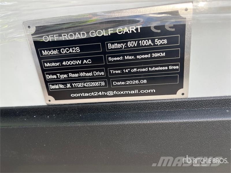 SDLOOL SL-GC42S Electric Off-Road Golf Cart (Unuse Golfwagen/Golfcart