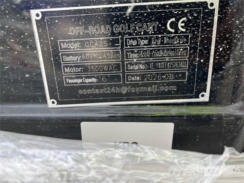SDLOOL SL-GC42S Electric Off-Road Golf Cart (Unuse Golfkarretjes / golf carts