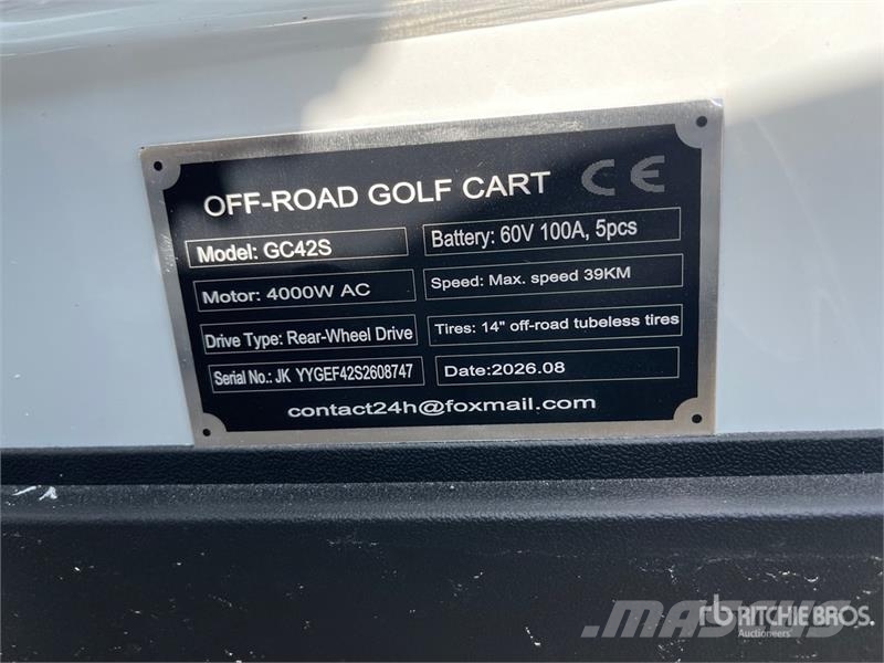  SDLOOL SL-GC42S Electric Off-Road Golf Cart (Unuse Golfwagen/Golfcart