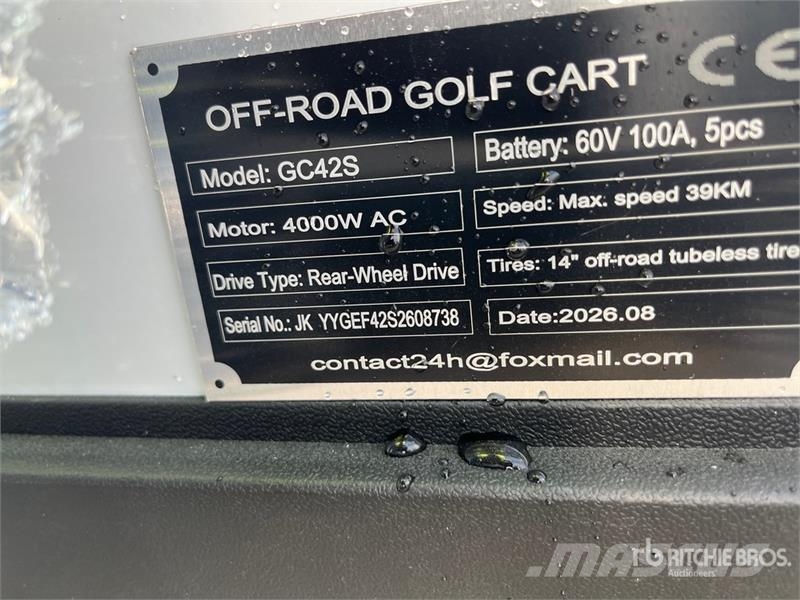  SDLOOL SL-GC42S Electric Off-Road Golf Cart (Unuse Golfwagen/Golfcart
