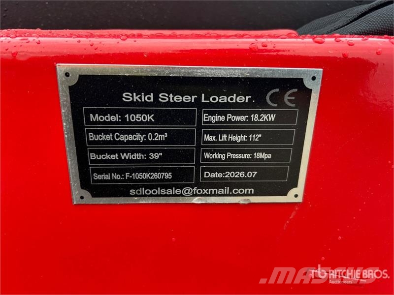  SDLOOL SL-V1050K Mini Compact Track Loader (Unused لوادر انزلاقية التوجيه