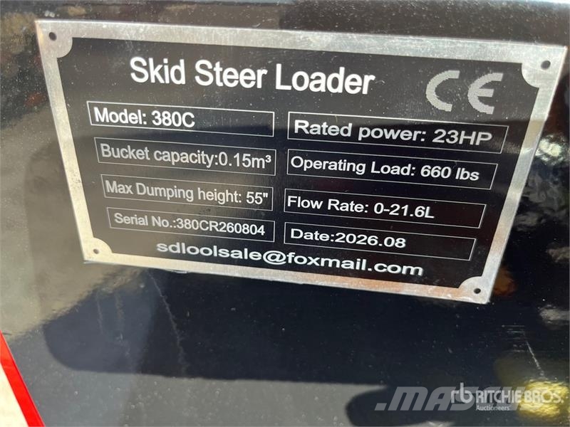 SDLOOL SL380R Mini Compact Track Loader (Unused) Minilæsser - skridstyret