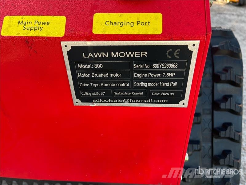 SDLOOL SL800 Remote Control Lawn Mower (Unused) Sitteklippere