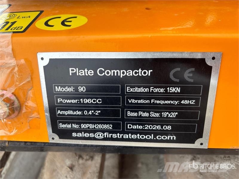 SDLOOL SL90 Vibratory Plate Compactor (Unused) Vibro ploče