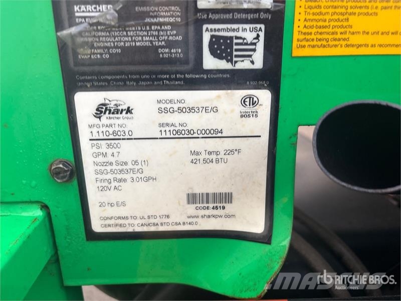 Shark SSG-503537E/G/SUN Pressure Washer معدات الغسل بالضغط الخفيف