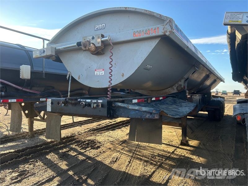 Siddumpr SDR 325 50 ft Tri/A Side Dump Trailer 티퍼 트레일러