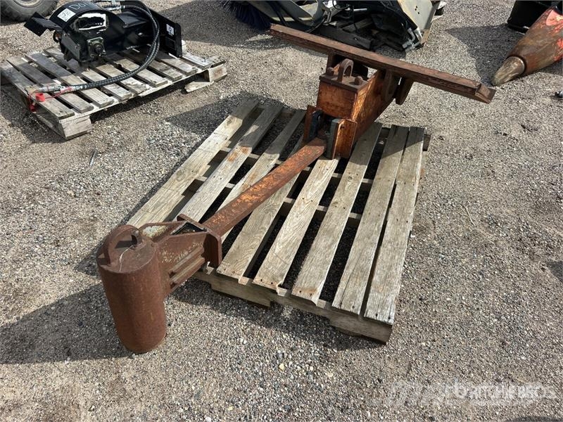 Skid Steer Post Driver Technika pro oplocení a ohrady
