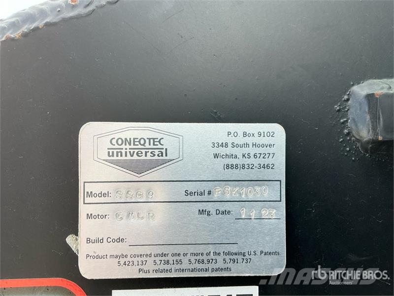  Skid Steer Rock Saw Otros componentes