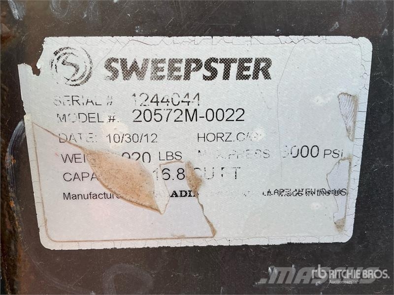 Skid Steer Sweeper Escovas