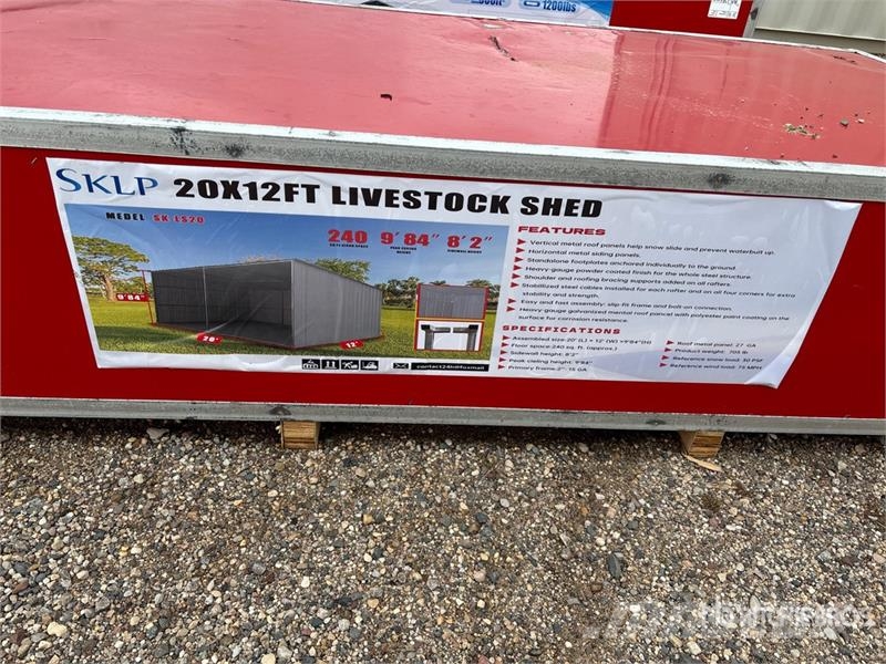SKLP SK-S2012 20x12 ft Livestock Shelter (Unused) Other livestock machinery and accessories