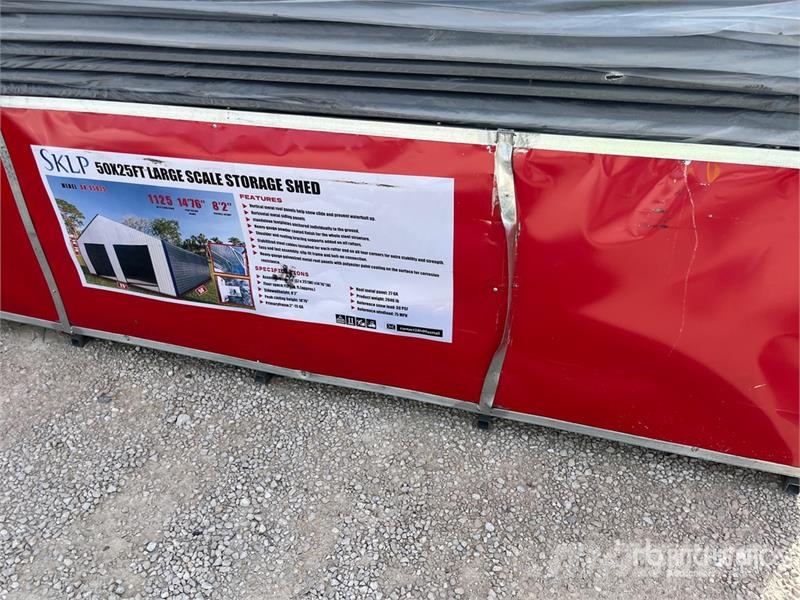  SKLP SK-S5025 25 ft x 50 ft Large Scale Storage Bu Steel frame buildings