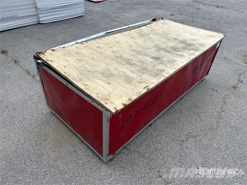  SKLP SK-SC40 20 ft x 40 ft Carport Teräsrunkorakennukset