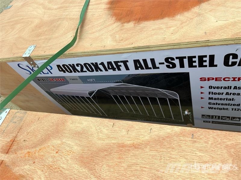 SKLP SK-SC40 20 ft x 40 ft All-Steel Carport (Unus 鋼架建築
