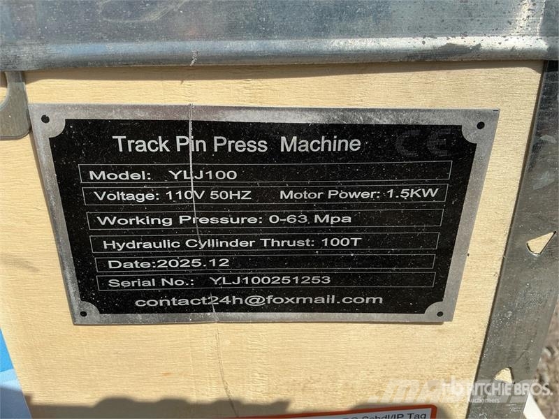 SKLP SK-YLJ100 Hydraulic Track Pin Press Machine ( 기타 부품