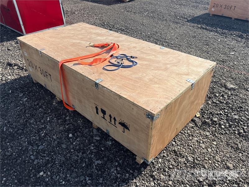  SKLP SK-ZP20 All-Steel Enclosed Carport (Unused) Teraskonstruktsiooniga ehitised
