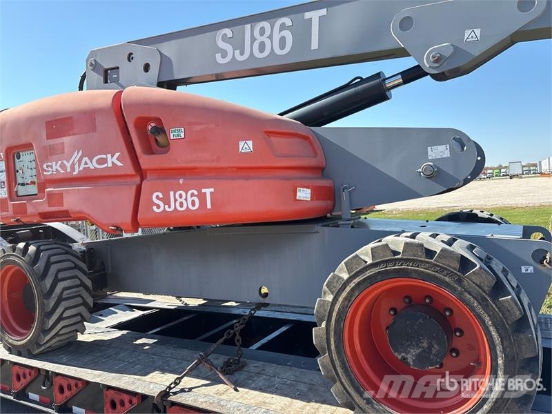 SkyJack SJ86T 4WD Diesel Telescopic Boom Lift رافعات سلة تلسكوبية