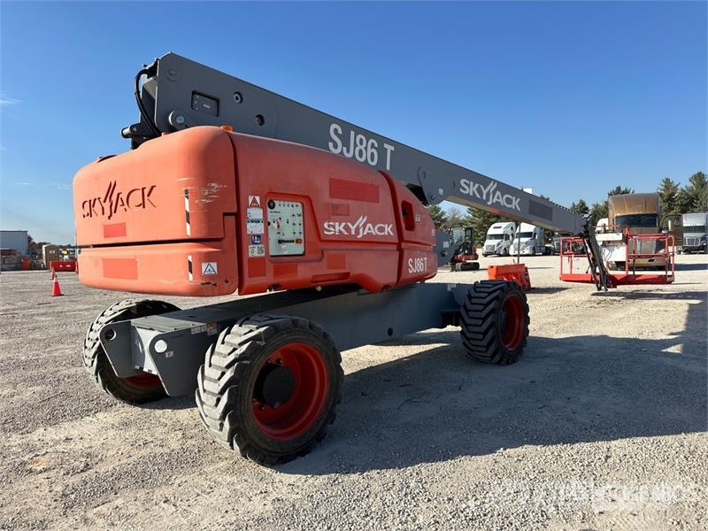 SkyJack SJ86T 4WD Diesel Telescopic Boom Lift رافعات سلة تلسكوبية