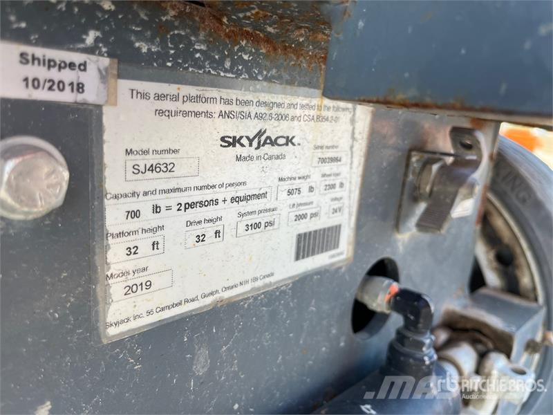 SkyJack SJIII 4632 Electric Scissor Lift Platforme foarfeca