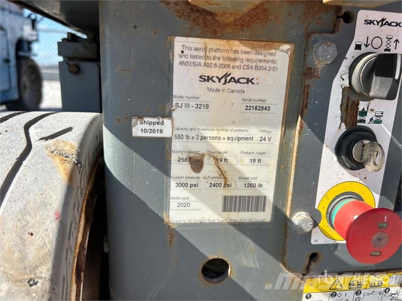 SkyJack SJIII3219 Electric Scissor Lift (Inoperable) Scissor lifts