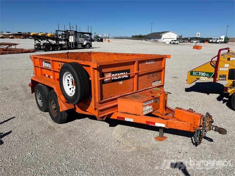 Snake River 10 ft T/A Dump Utility Trailer Самоскиди