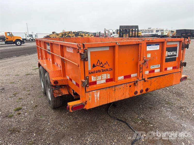 Snake River DMP714 14 ft T/A Dump Utility Trailer Самоскиди