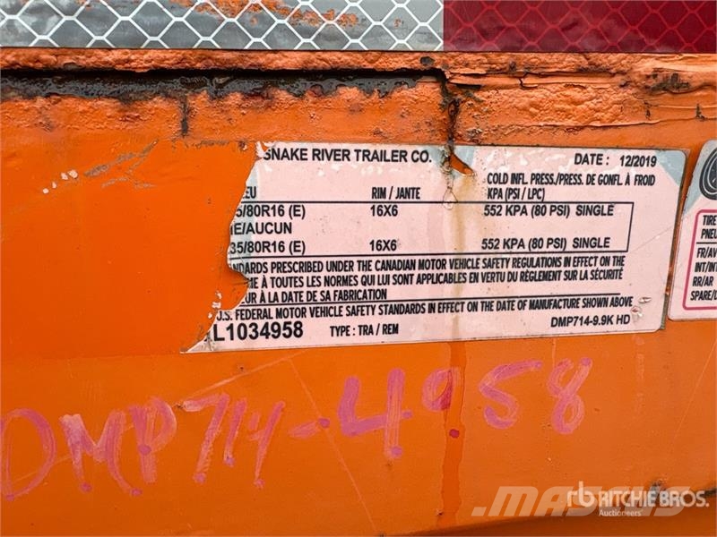 Snake River DMP714 14 ft T/A Dump Utility Trailer Самоскиди