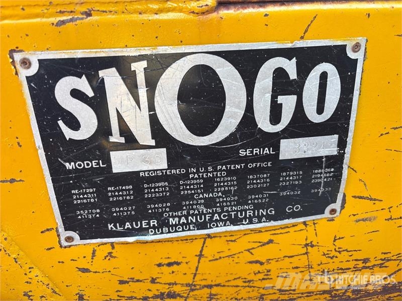 Sno-Go MP3D 8 ft 3 in Snow Blower Fresadoras quitanieves