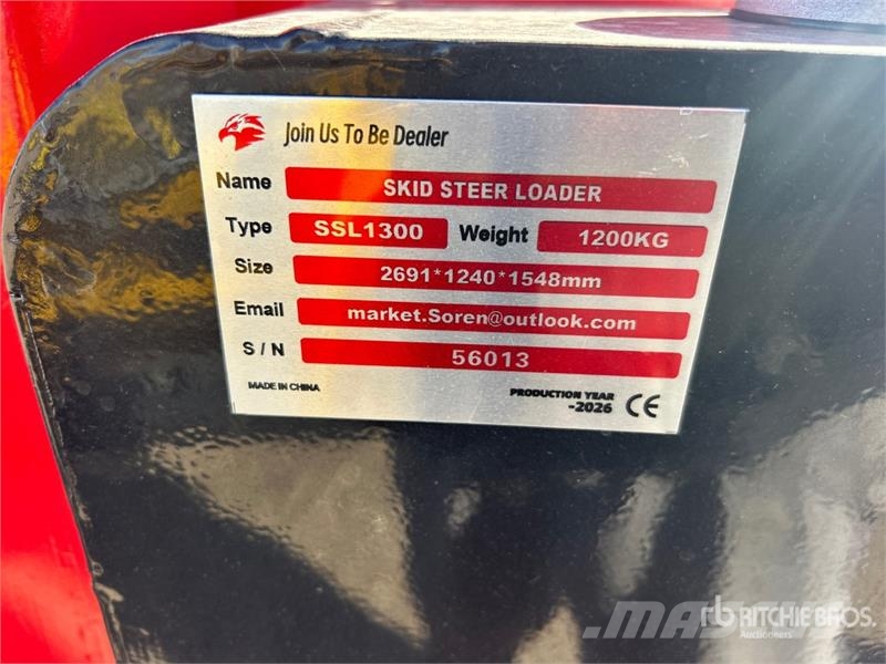 SSL1300 Mini Compact Track Loader (Unused) Skid steer loaders