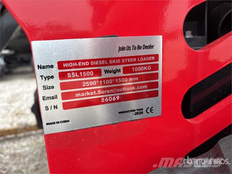  SSL1500-RED Mini Yanmar Diesel Compact Track Loade Мини товарачи
