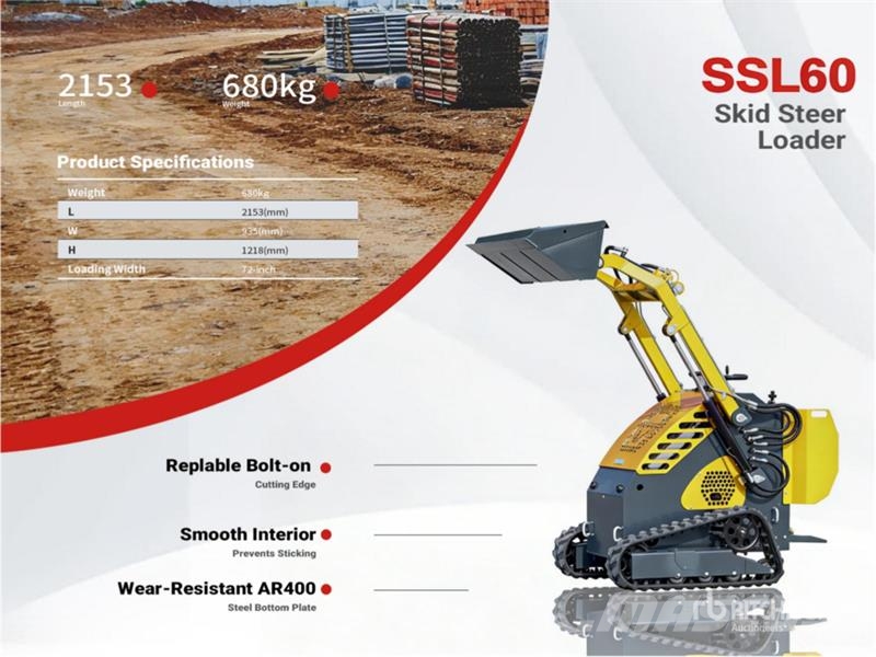 SSL60 Mini Compact Track Loader (Unused) Мини-погрузчики