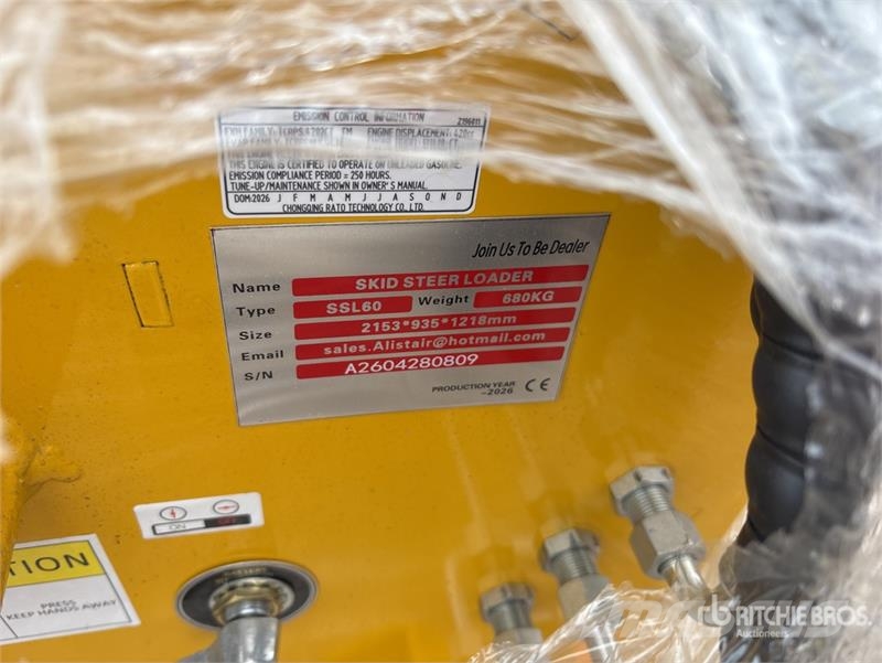 SSL60 Mini Compact Track Loader (Unused) Мини товарачи