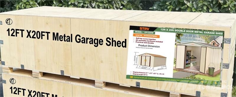 STARVOX CP1220W 12 ft x 20 ft Metal Garage Shed (U Čelični okviri za građevine
