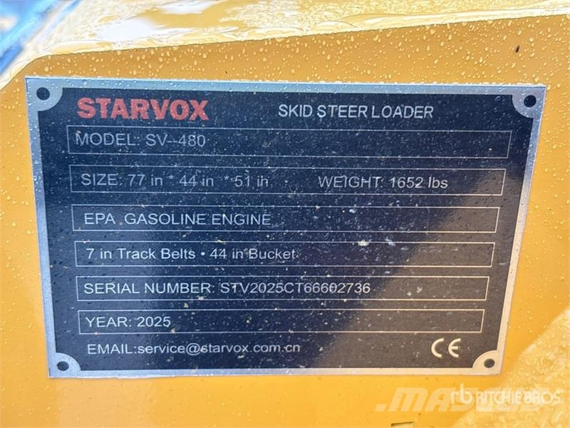 STARVOX SV-480 Mini Compact Track Loader (Unused) Kompaktrakodók