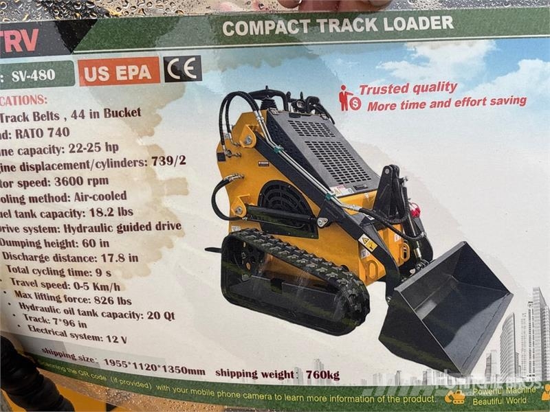 STARVOX SV-480 Mini Compact Track Loader (Unused) Kompaktrakodók