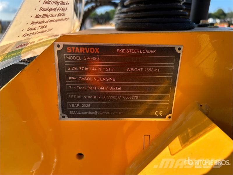  STARVOX SV-480 Mini Compact Track Loader (Unused) لوادر انزلاقية التوجيه